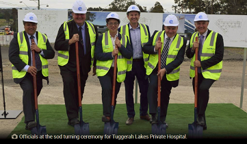 Tuggerah Lakes Private Hospital construction work starts